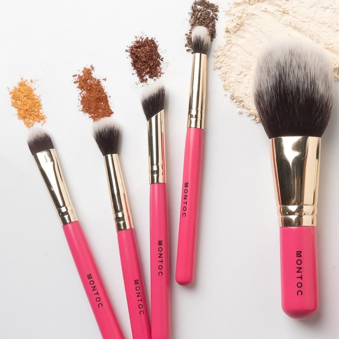 Kit Brochas Viajero Fucsia Ona Montoc